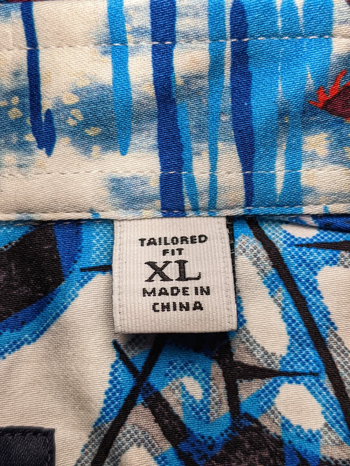 Robert Graham Paradise Park Short Sleeve Shirt - XL