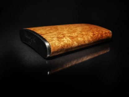 Brizard and Co. The 8 oz Flask - Birch Burl