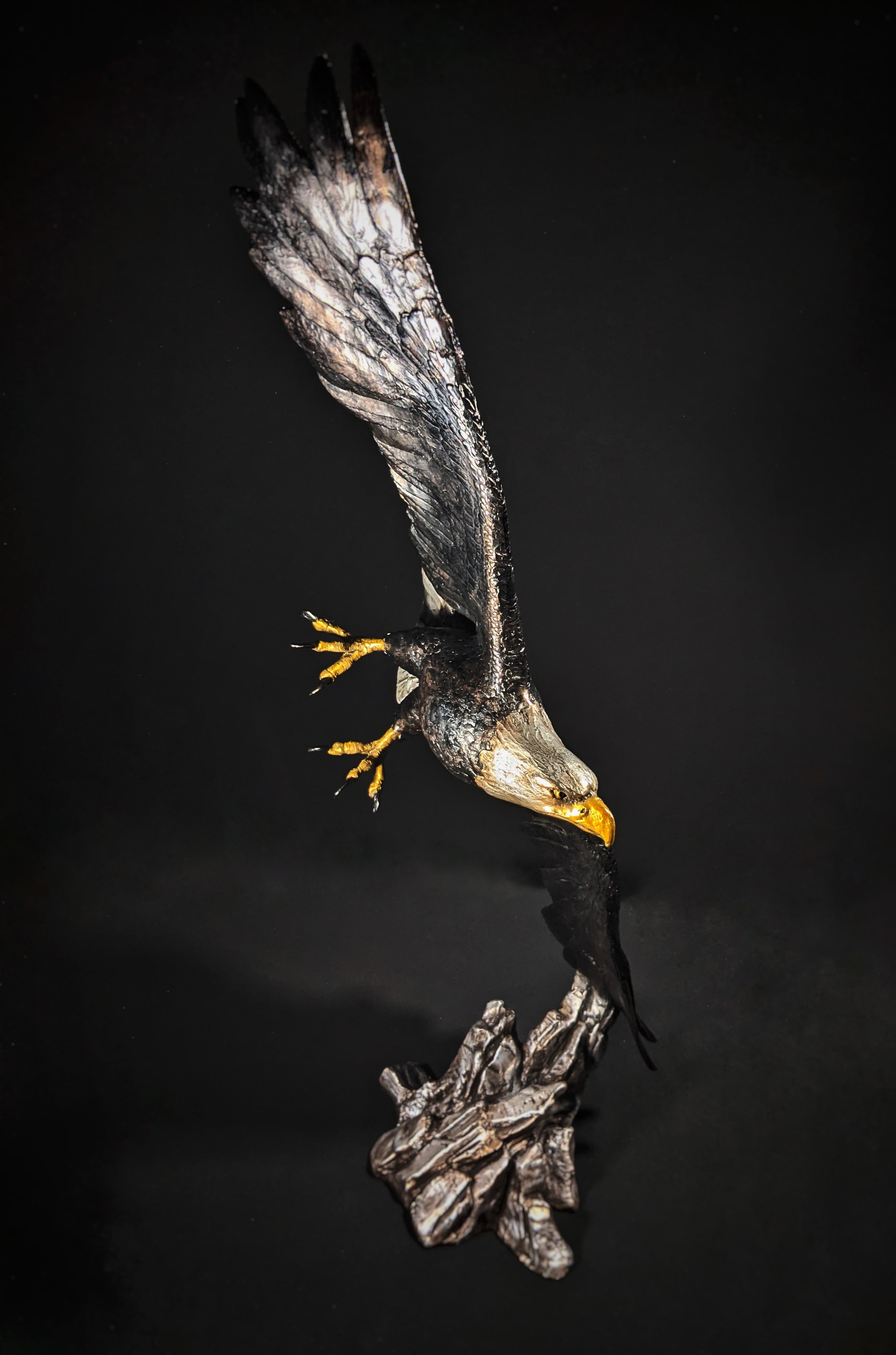 Mark Hopkins "Vigilance" Bronze Sculpture