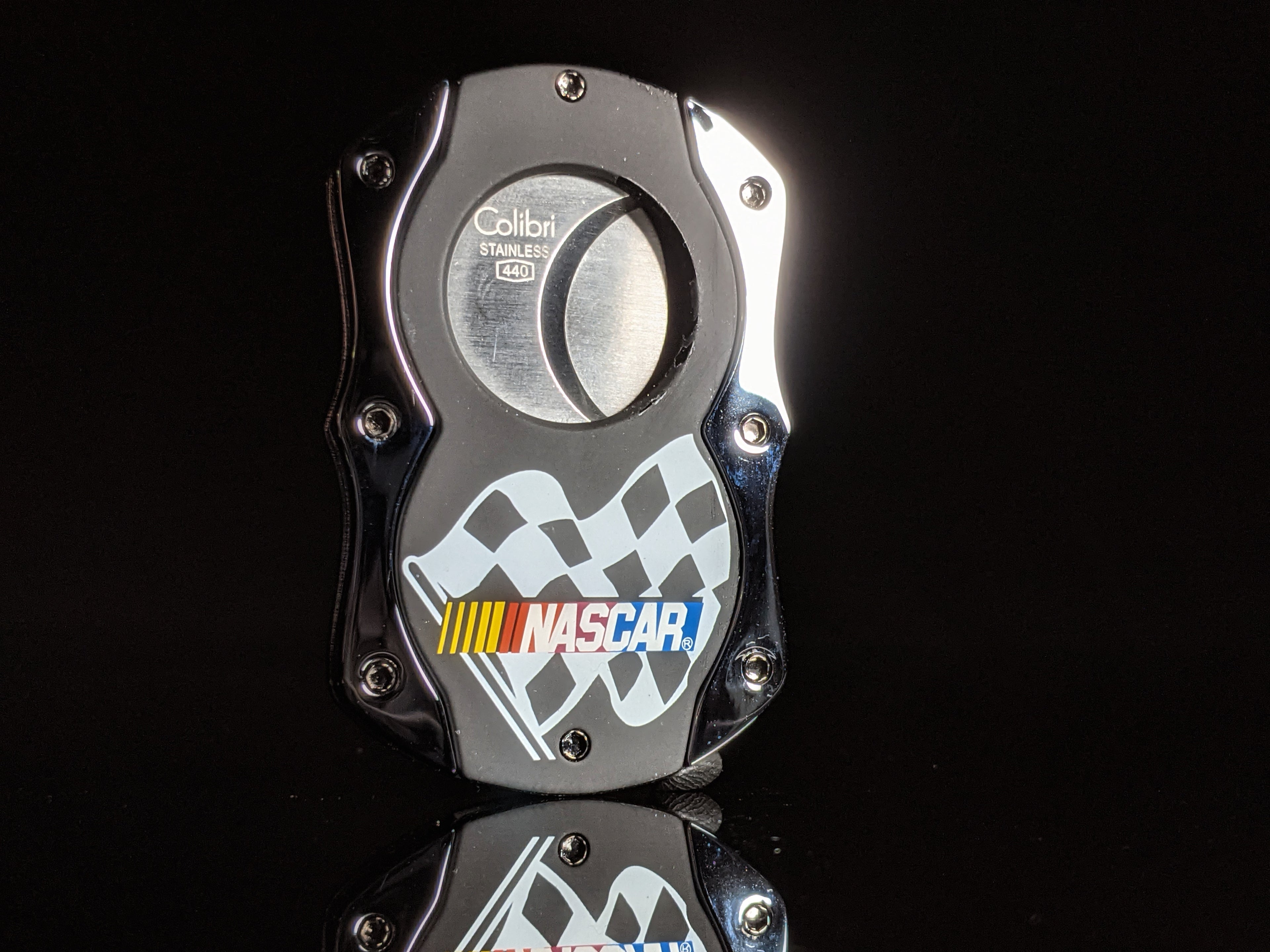 Colibri Nascar logo cigar cutter