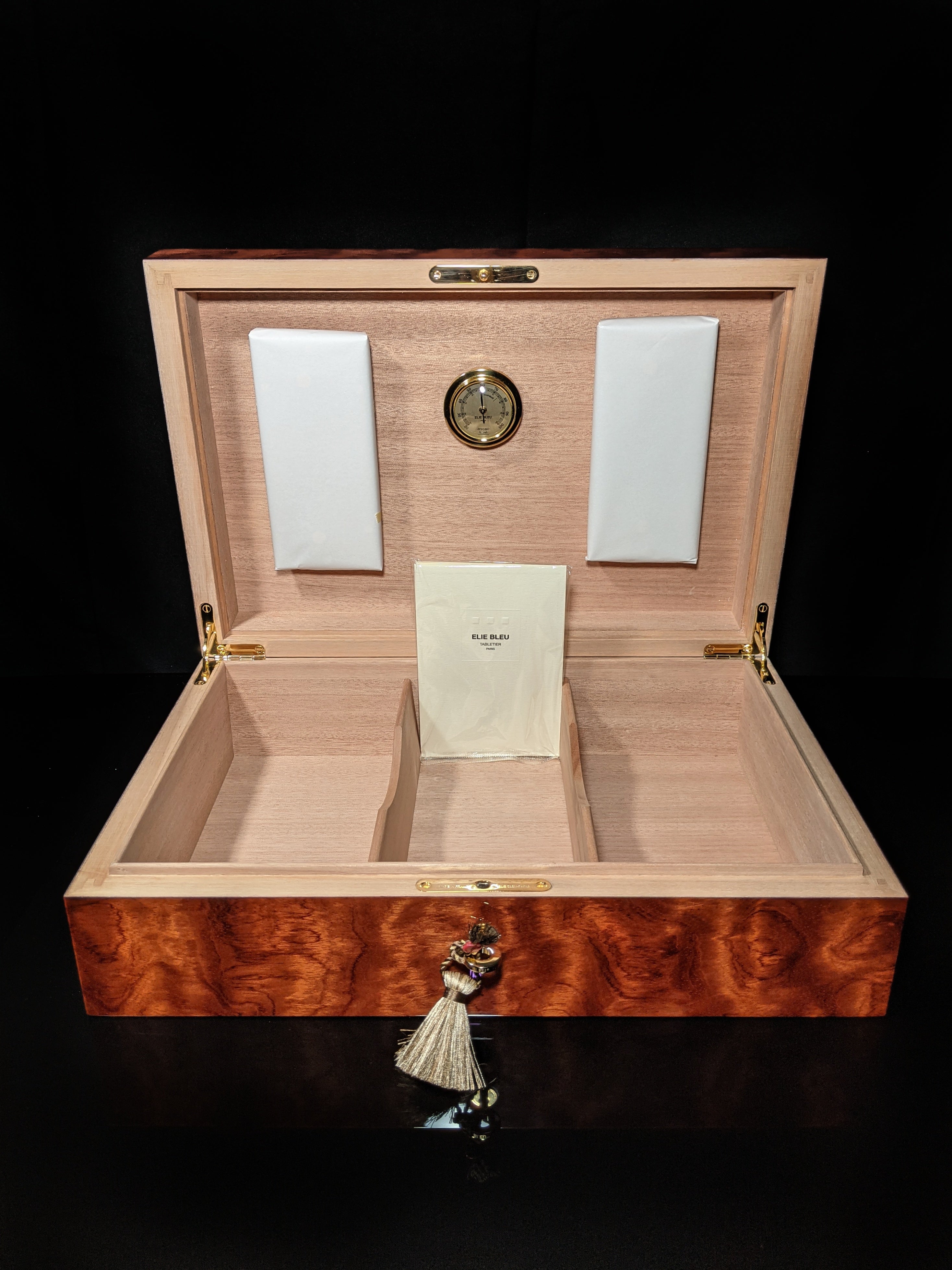 Elie Bleu Bubinga Wood Humidor 110 count