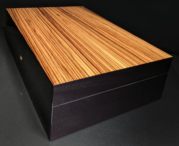 Elie Bleu Zebrawood Humidor 110 count