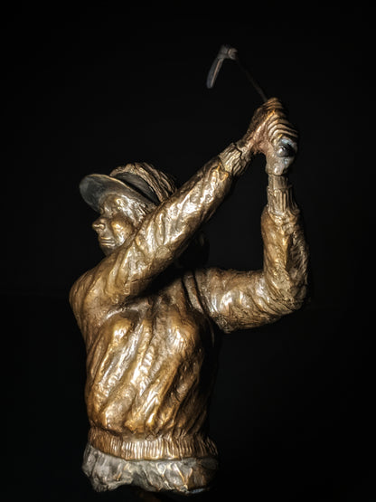 Mark Hopkins Bronze Lady Golfer