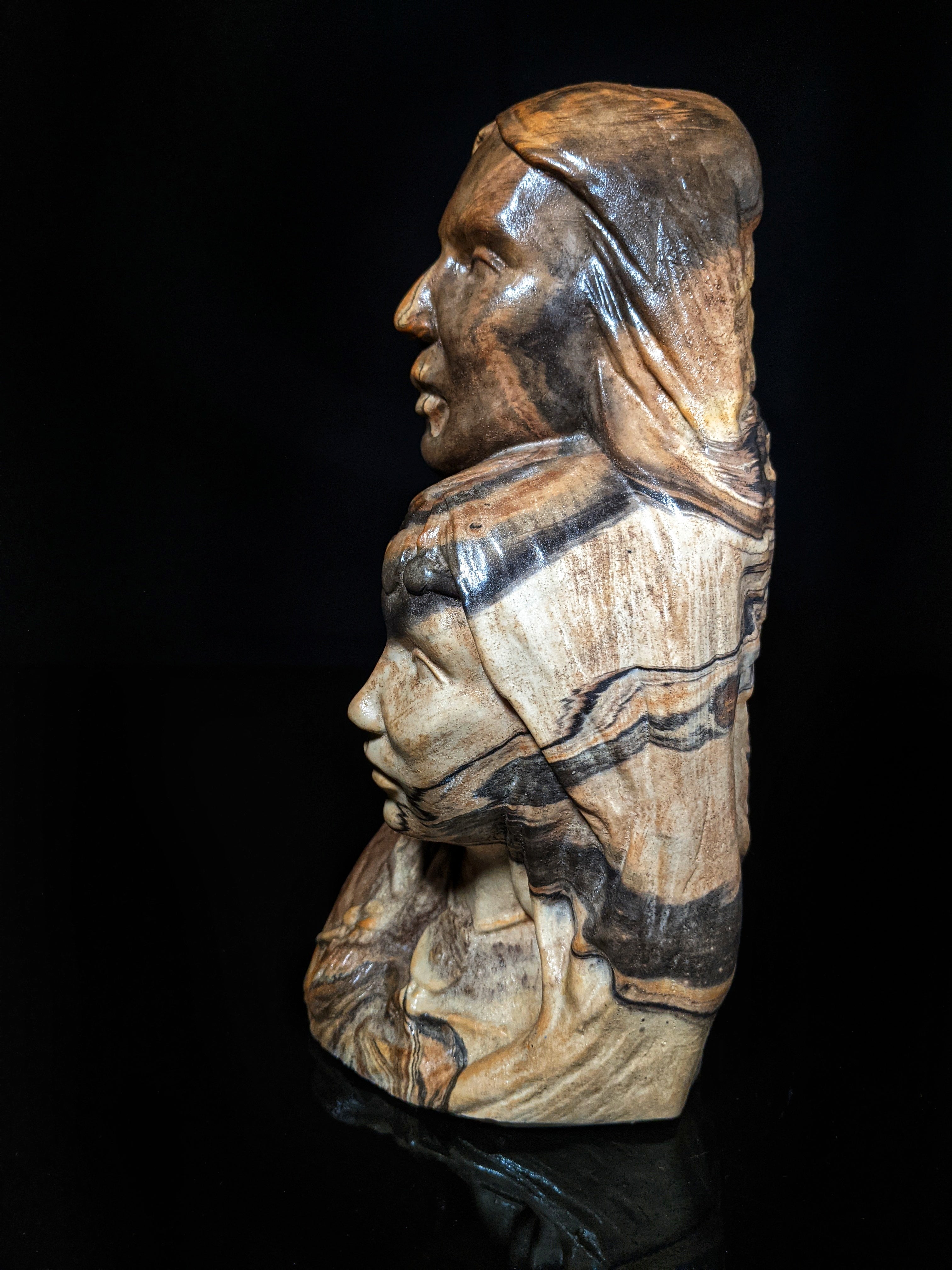 beautiful statue stands approx 9" tall