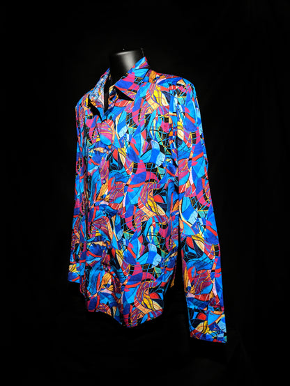 Robert Graham Billings Long Sleeve Colorful Shirt Size Large