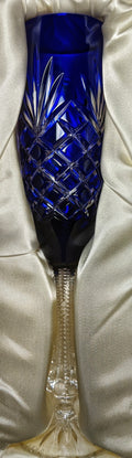 Faberge Odessa Cobalt  Blue Flute