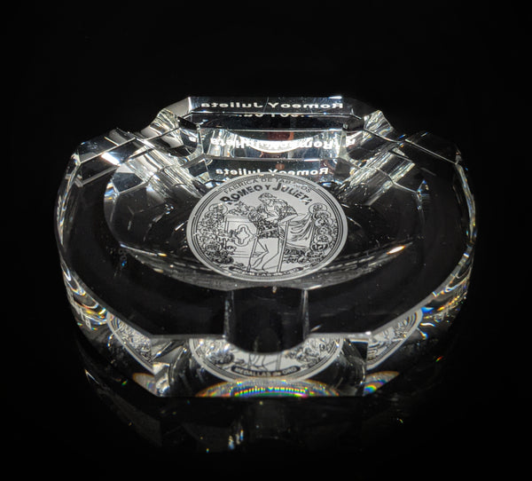 Large Cigar Clear Crystal Ashtray