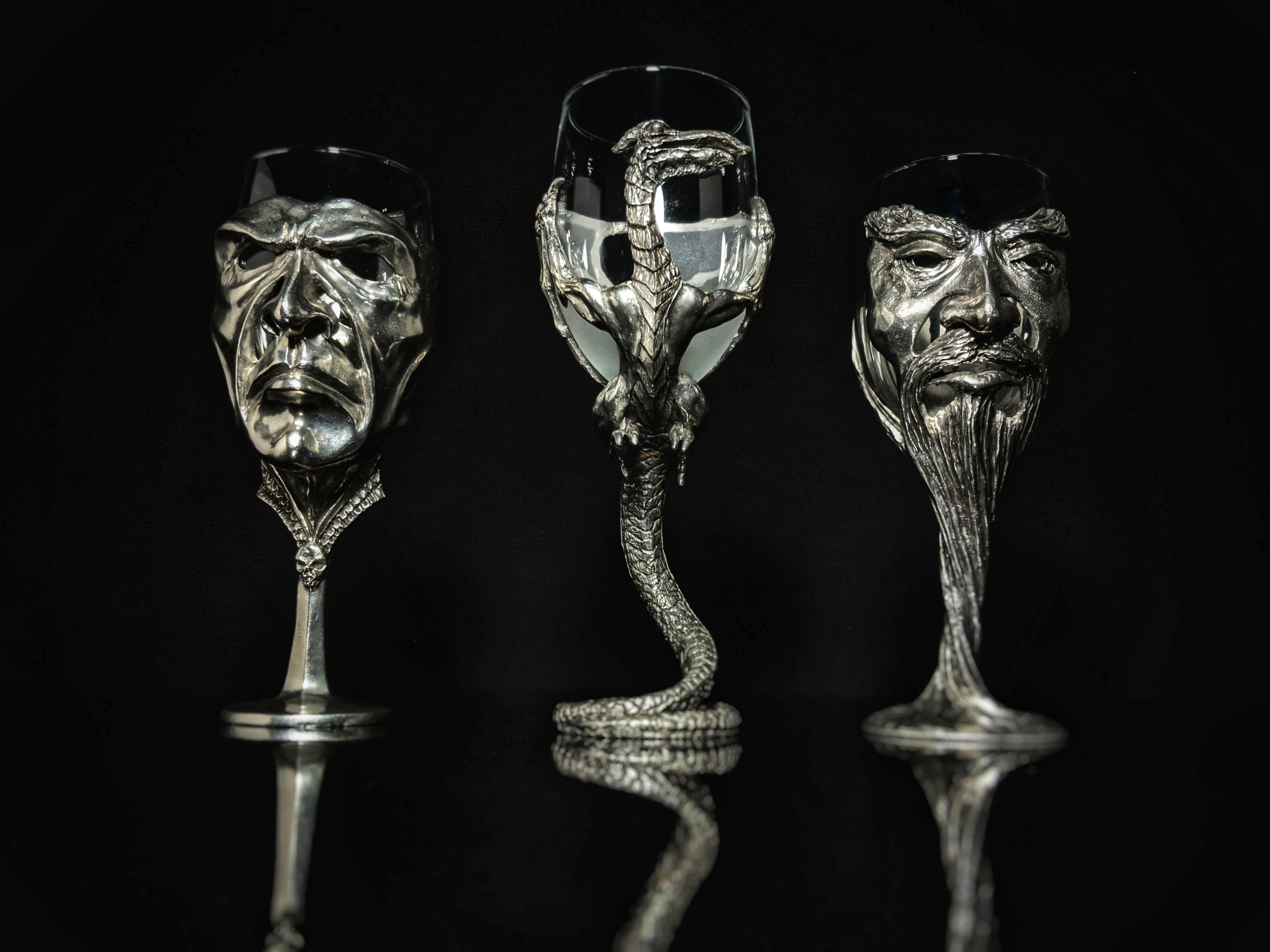 Royal Selangor Lord of Rings Pewter Glasses