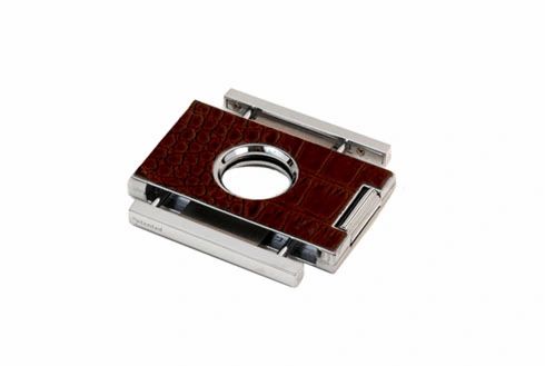 Brizard and Co. The "Elite" Cigar Cutter - Croco Pattern Tobacco