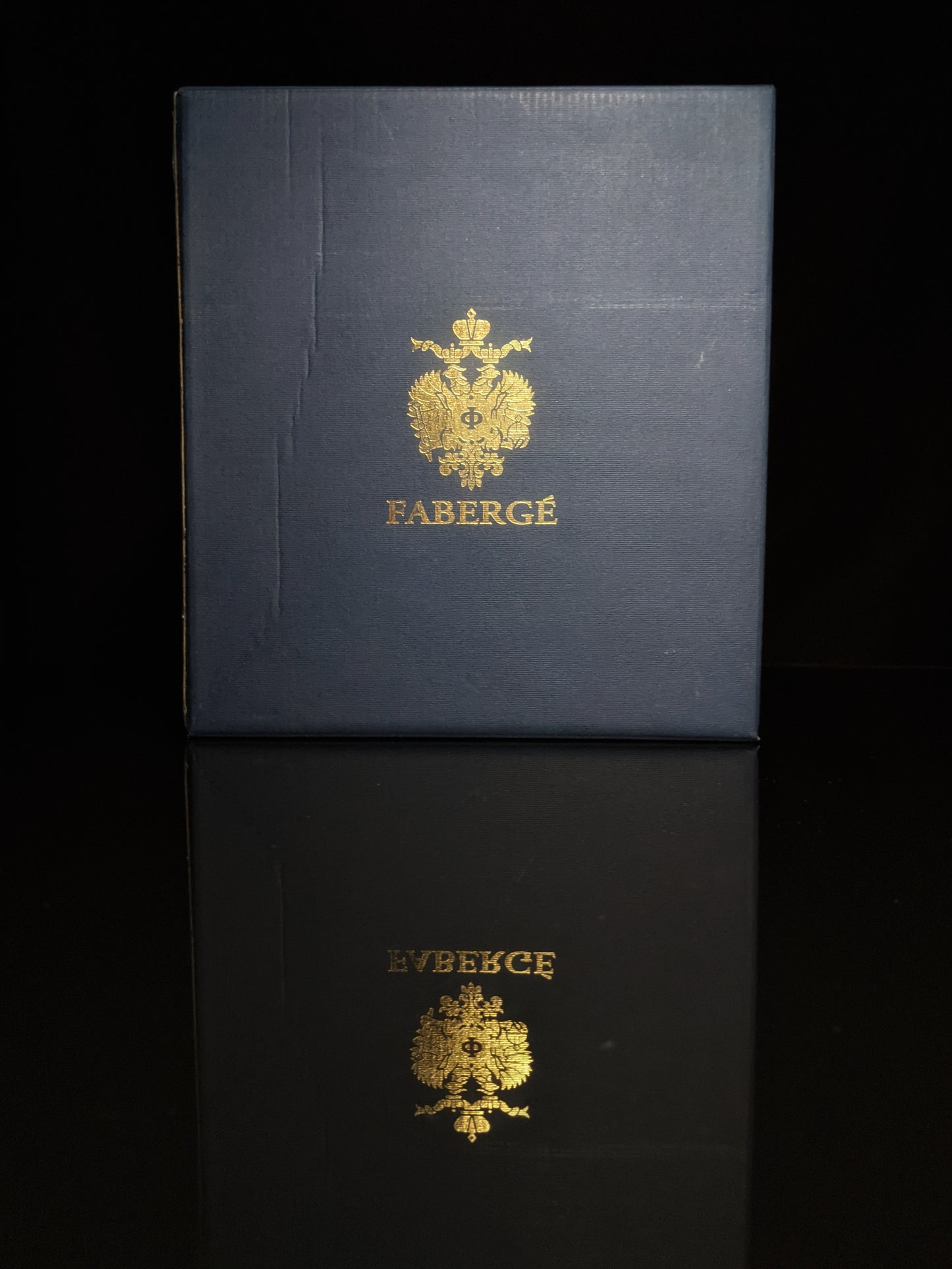 Faberge Crown Clear Cut Crystal Champagne Flutes Set of 6 NIB