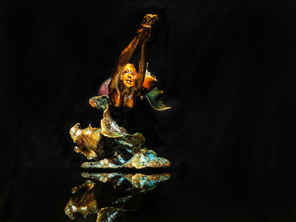 Mark Hopkins Mermaid Bronze Sculpture