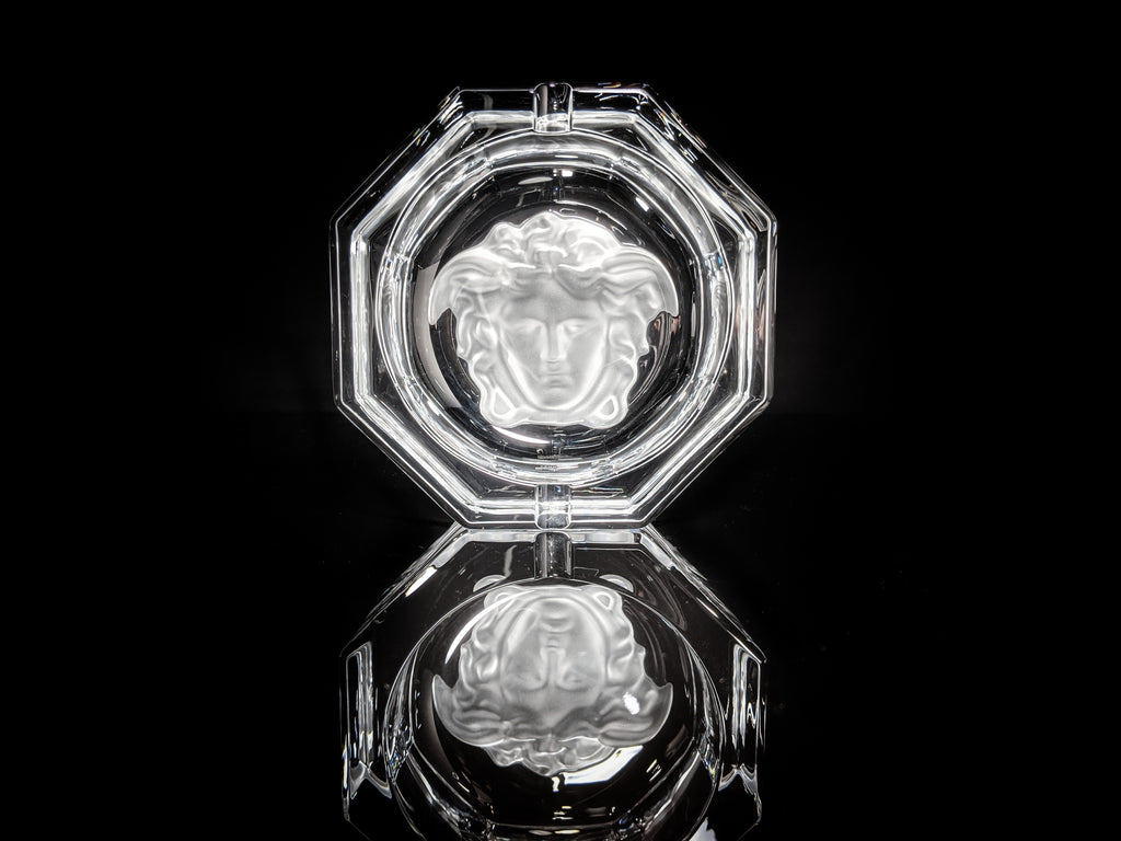 Versace Medusa Lumiere Crystal Ashtray
