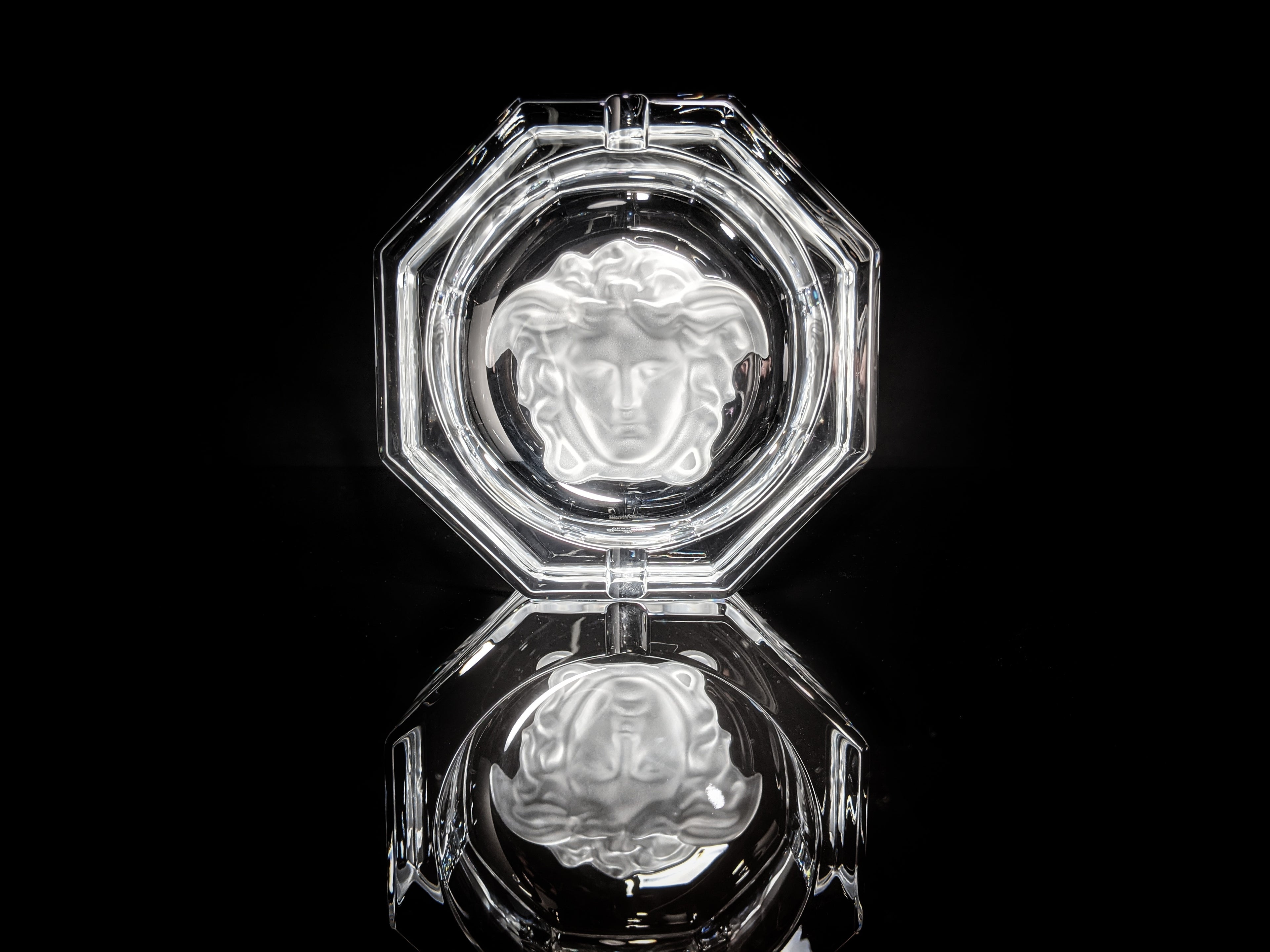 Versace Medusa Lumiere Crystal Ashtray