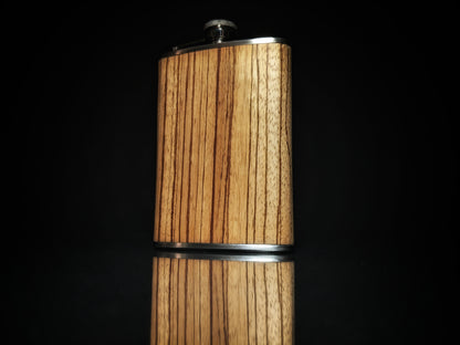 Brizard and Co. The 8 oz Flask - Zebrawood