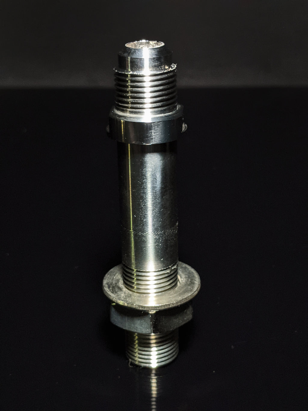 Marine Machine Thru Hull Fitting 3/8 FIP  to No 8 Flare
