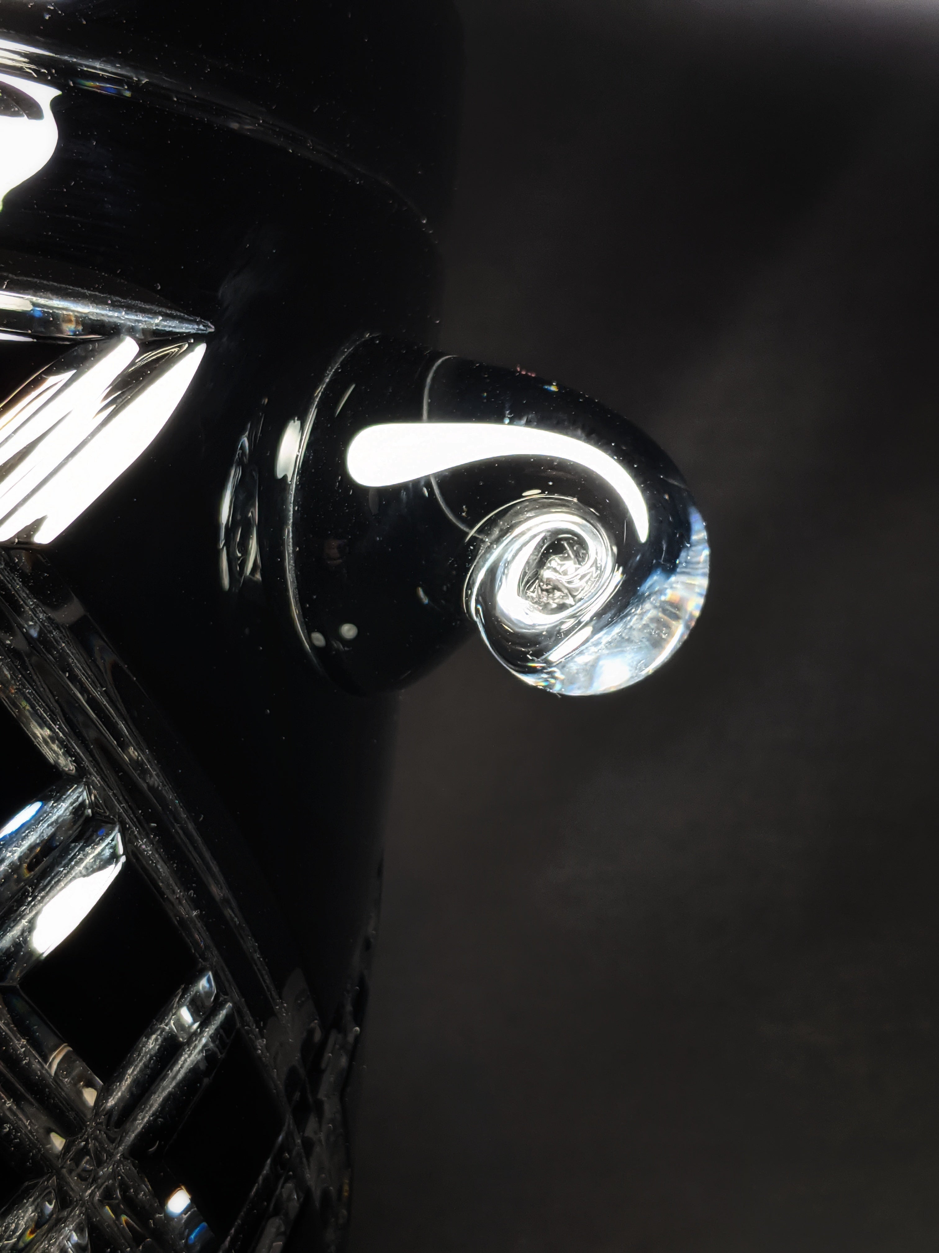 Black Crystal Champagne Ice bucket