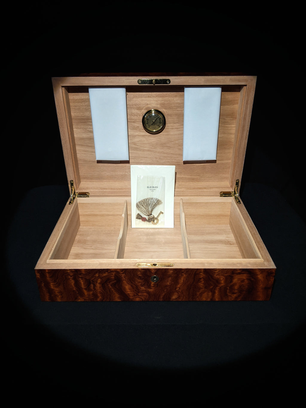Elie Bleu Figured Bubinga Humidor 110 ct