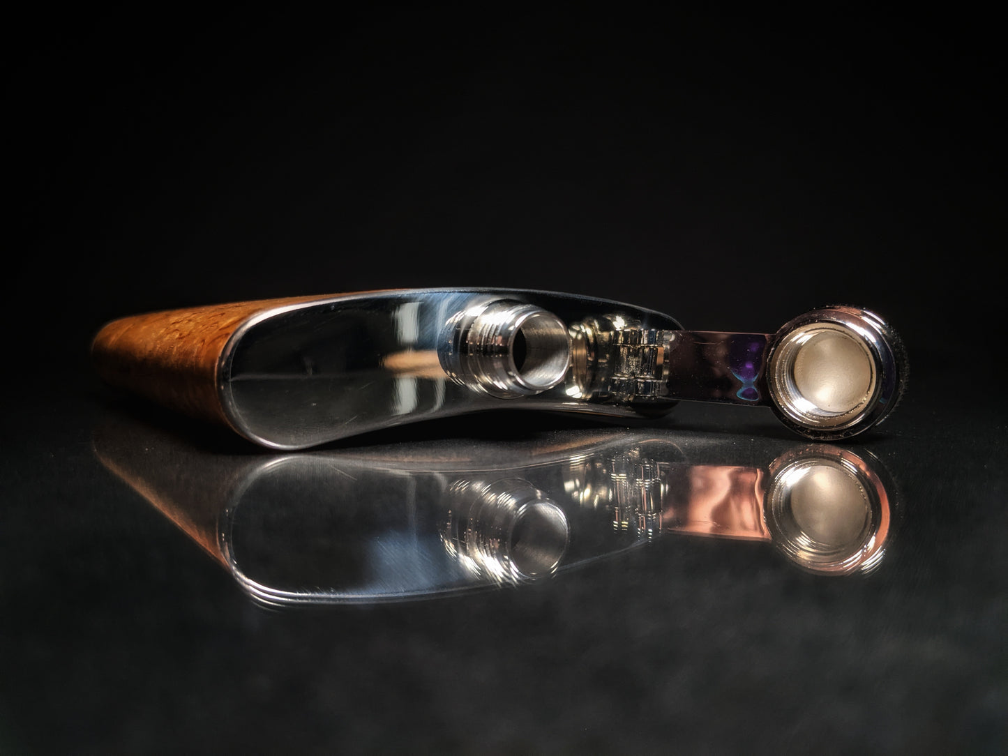 Brizard and Co. The 8 oz Flask - Birch Burl