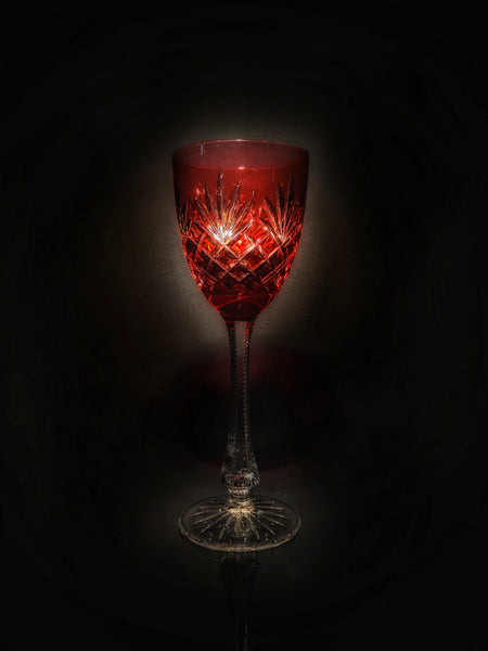 Faberge Odessa  Hock Crystal Goblets  set of 6