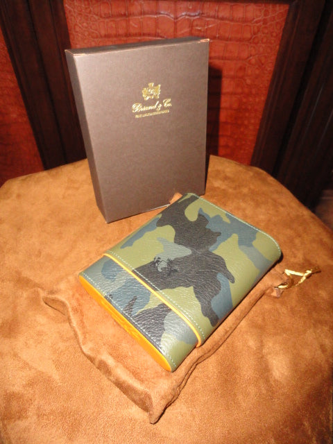 Brizard and Co. Golfer’s Case (Show Band 5) — Camouflage & Orange Leather, New in Box