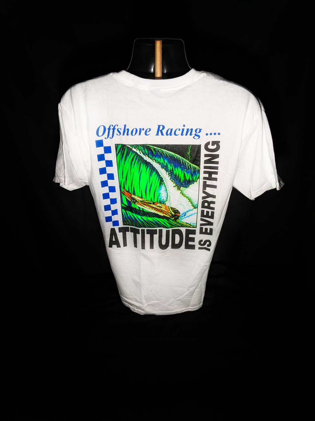 Attitude is Everything Offshore Racing Beefy-T Shirt  Large