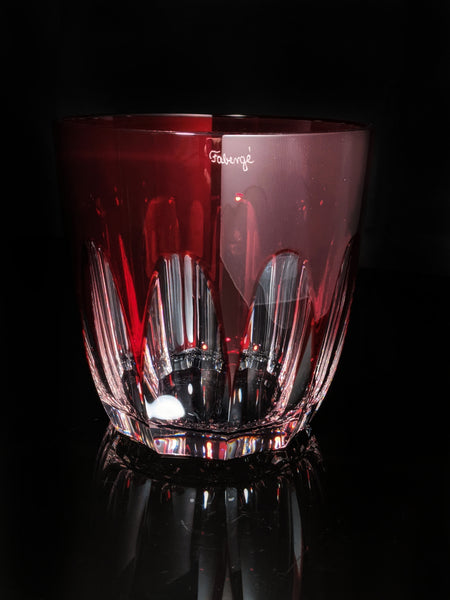 Faberge Lausanne Ruby Red Ice Bucket