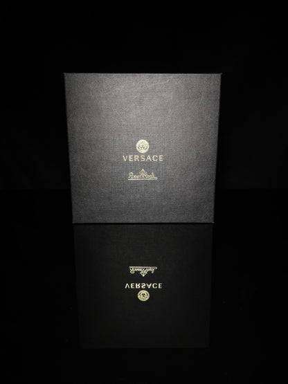 Versace Amber Crystal Ashtray NIB