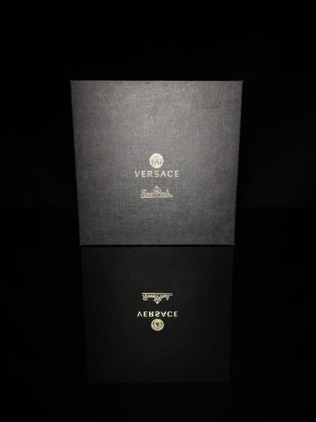 Versace Amber Crystal Ashtray NIB