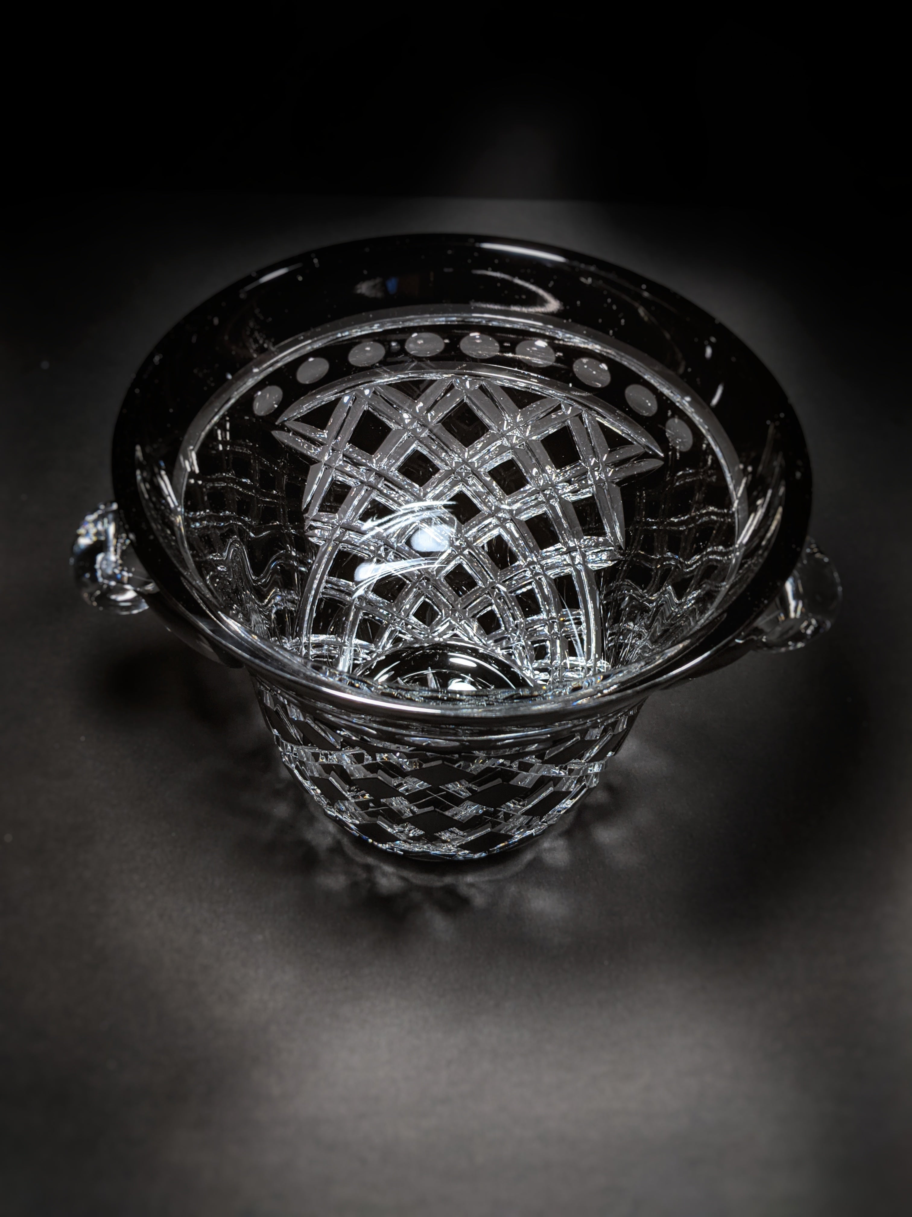 Black Crystal Champagne Ice bucket without  the original box