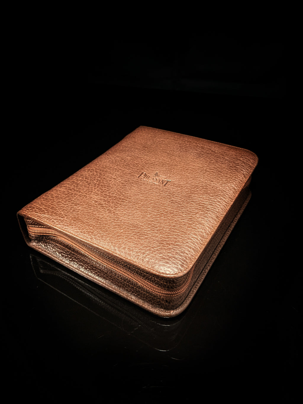 pheasant by R.D.Gomez made in Spain Brown  Leather   Case