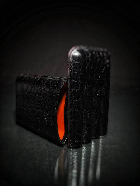 Pheasant by RD Gomez Black Croc Embossed Leather  Case