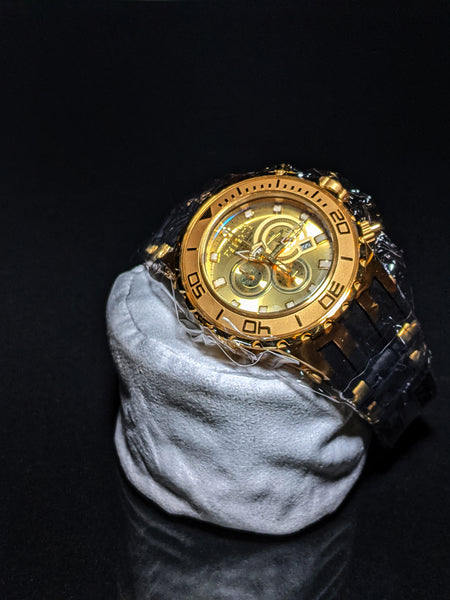 Invicta Reserve Subaqua Model 6905 Gold Plated Swiss Watch NIB
