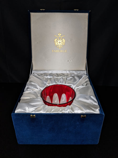 Faberge Lausanne Ruby Red Ice Bucket