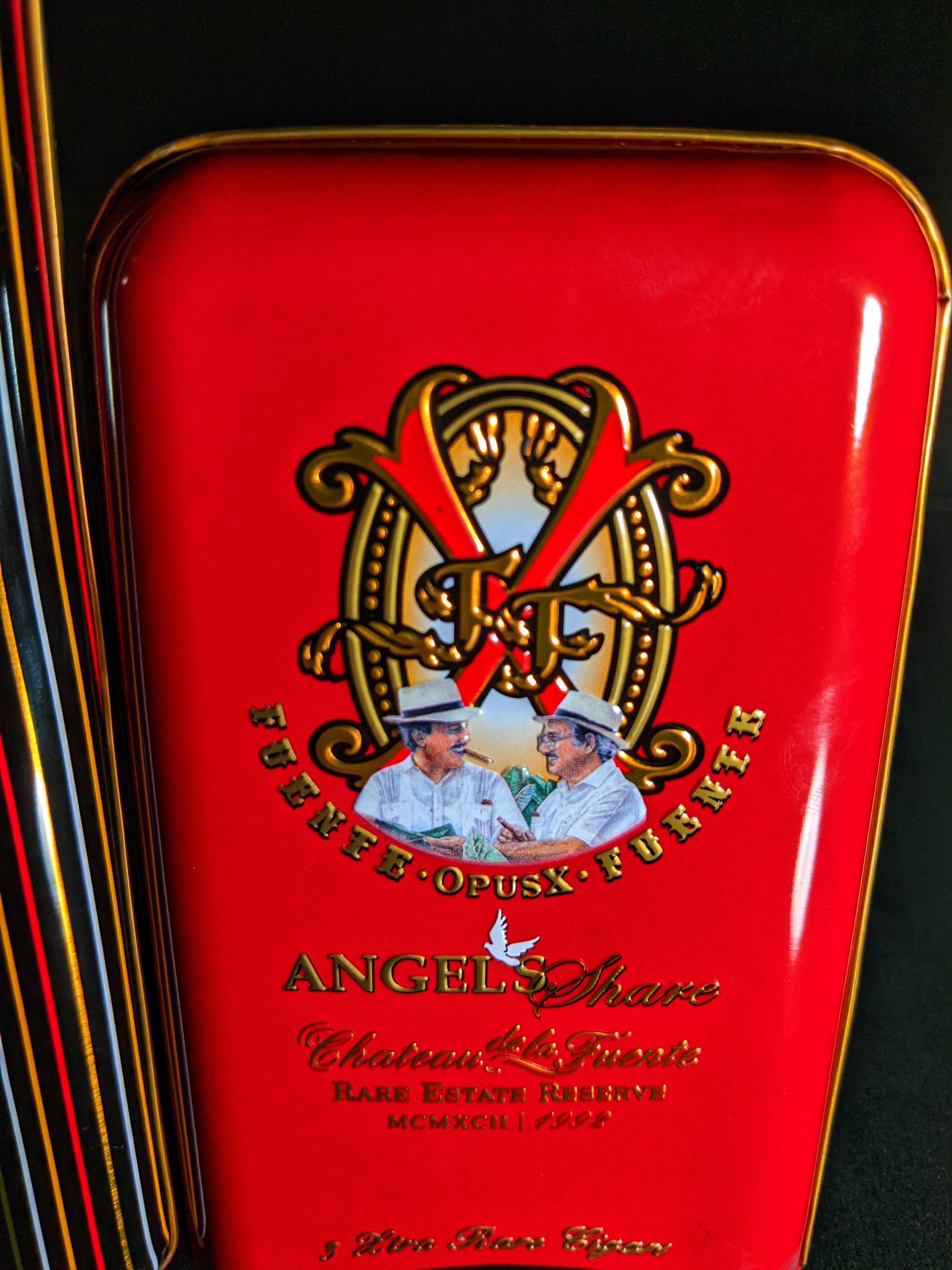 Angel Share Fuente Opus X Reserva de Chateau Metal Empty Case
