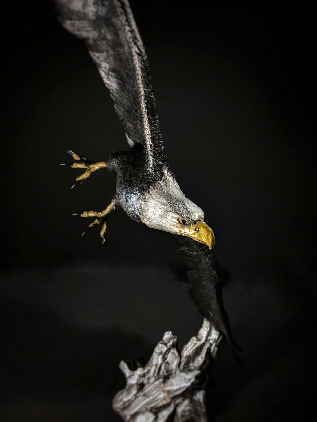 Mark Hopkins "Vigilance" Bronze Sculpture