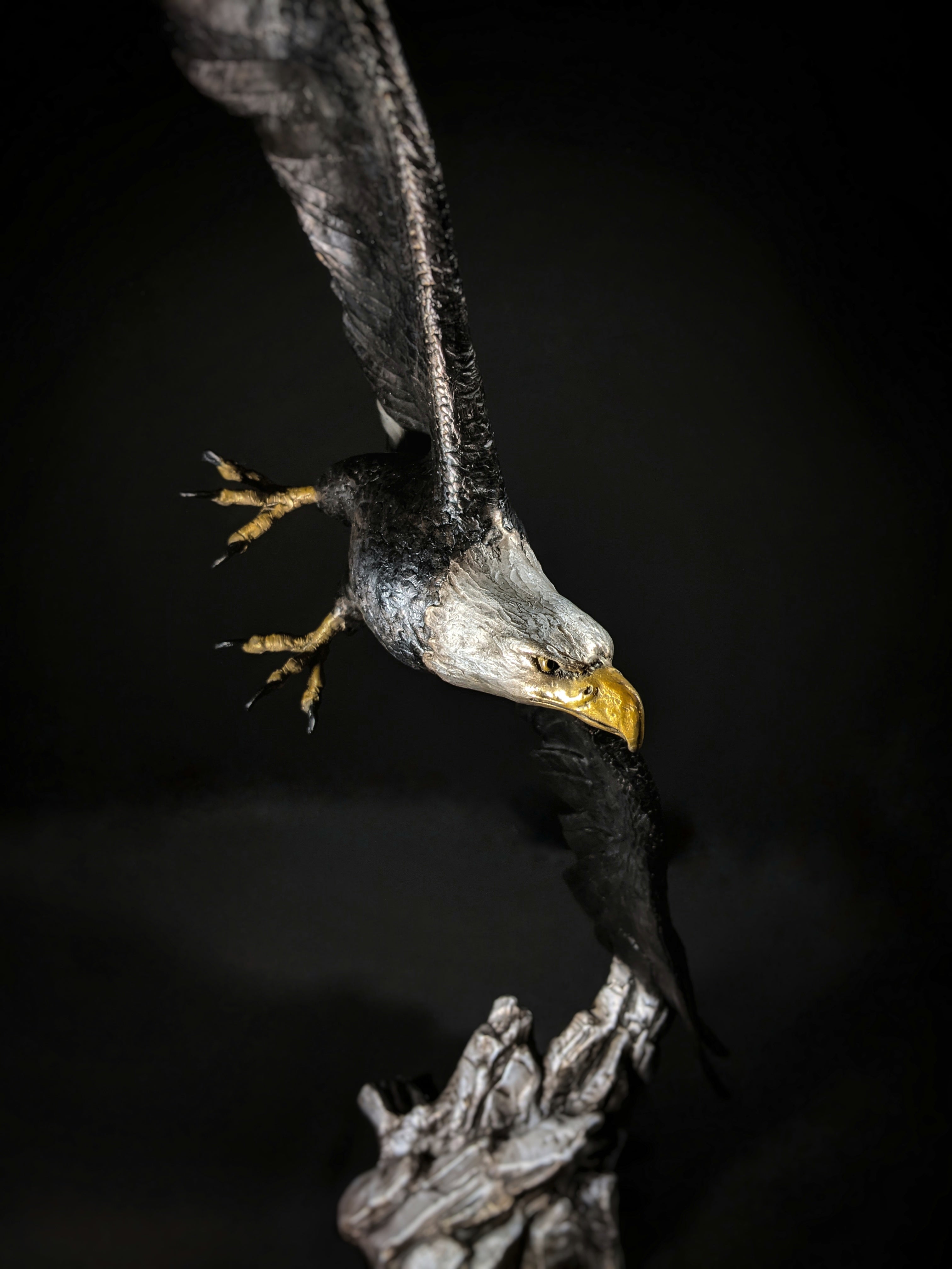 Mark Hopkins "Vigilance" Bronze Sculpture