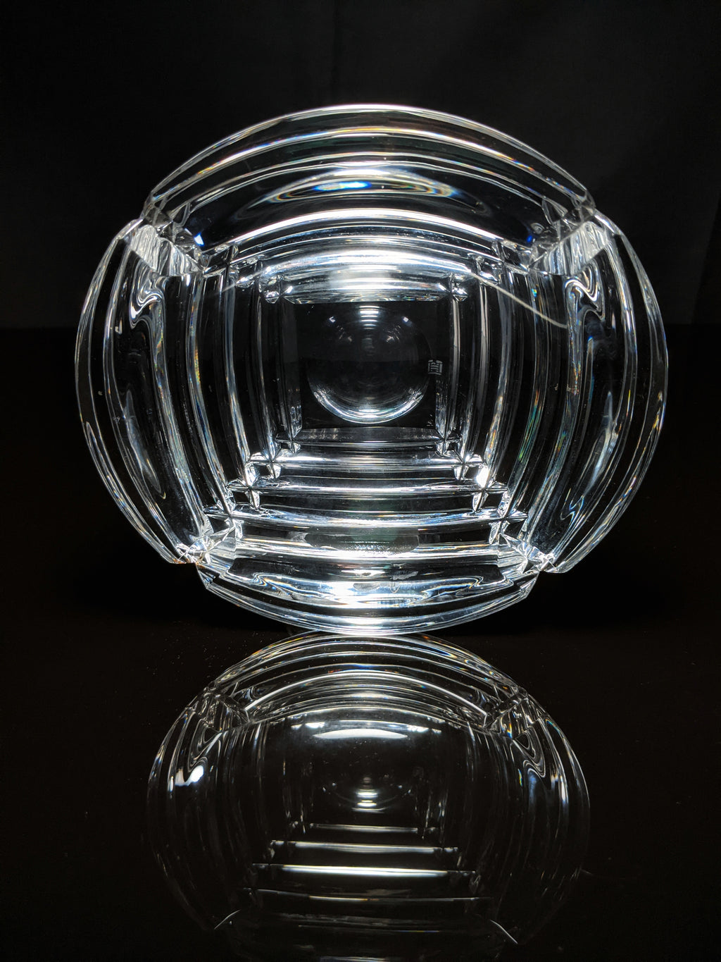 Heavy Glass Cigar Ashtray 7" Diameter
