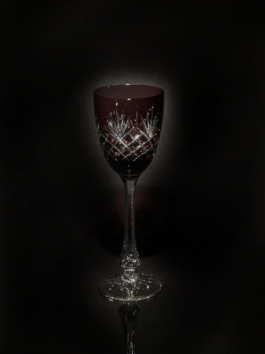 Faberge  Purple Odessa Hock Crystal  Glass