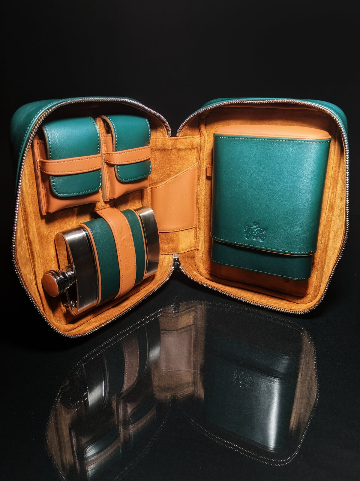 Brizard and Co Augusta Havana Traveler with cutter and lighter