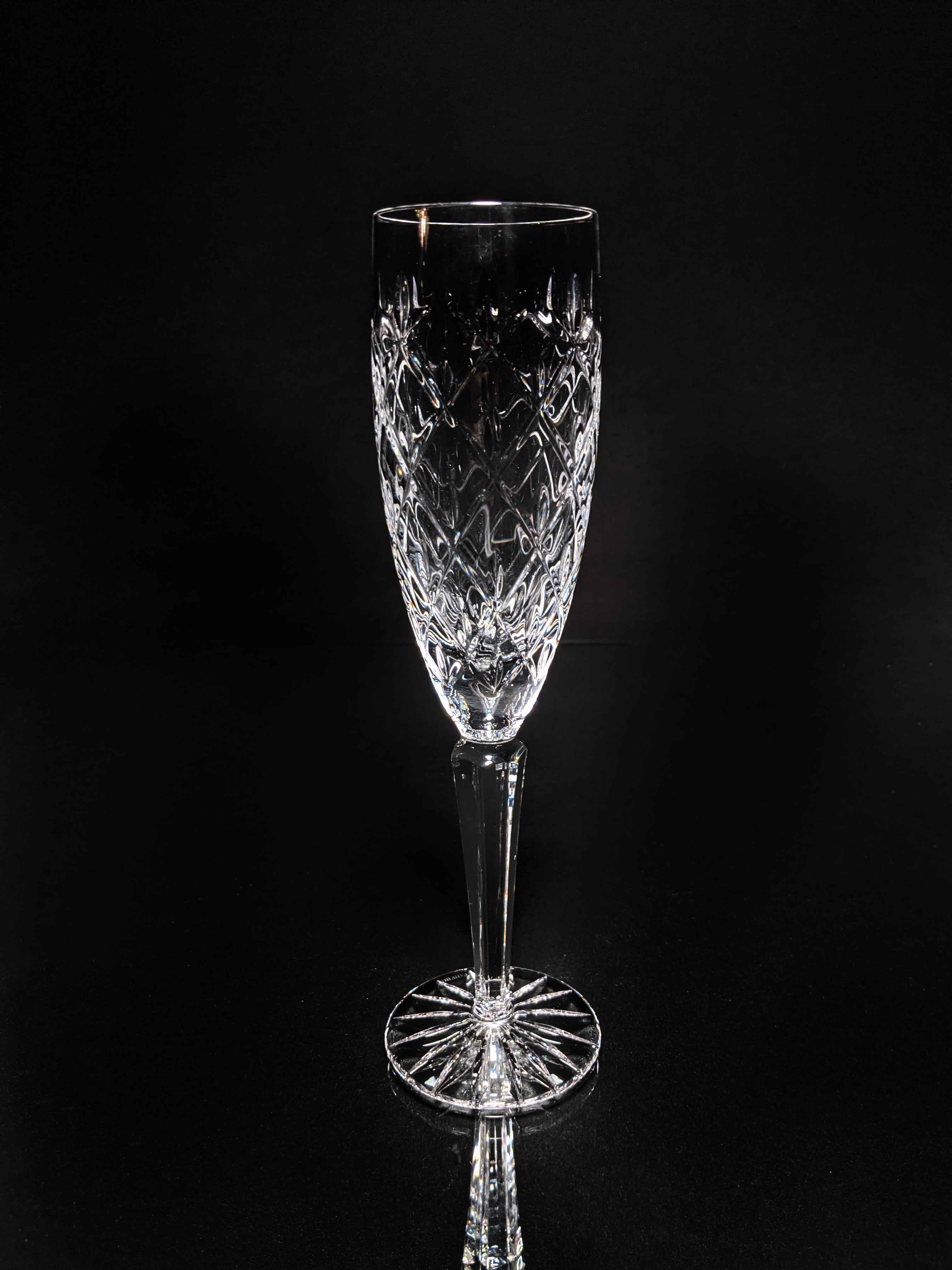 Faberge Clear Crystal Goblets