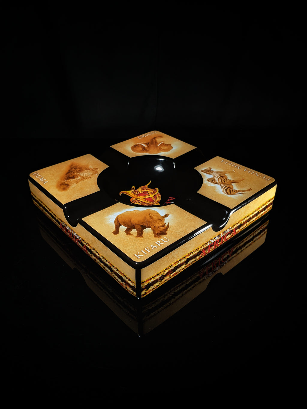 Don Lino Africa  Ceramic 10" Ashtray NIB