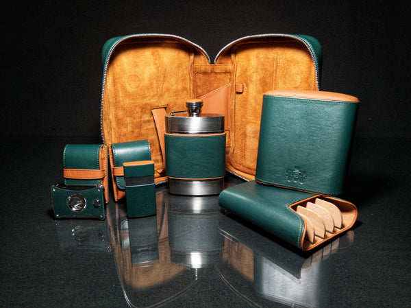 Brizard and Co Augusta Havana Traveler with cutter and lighter