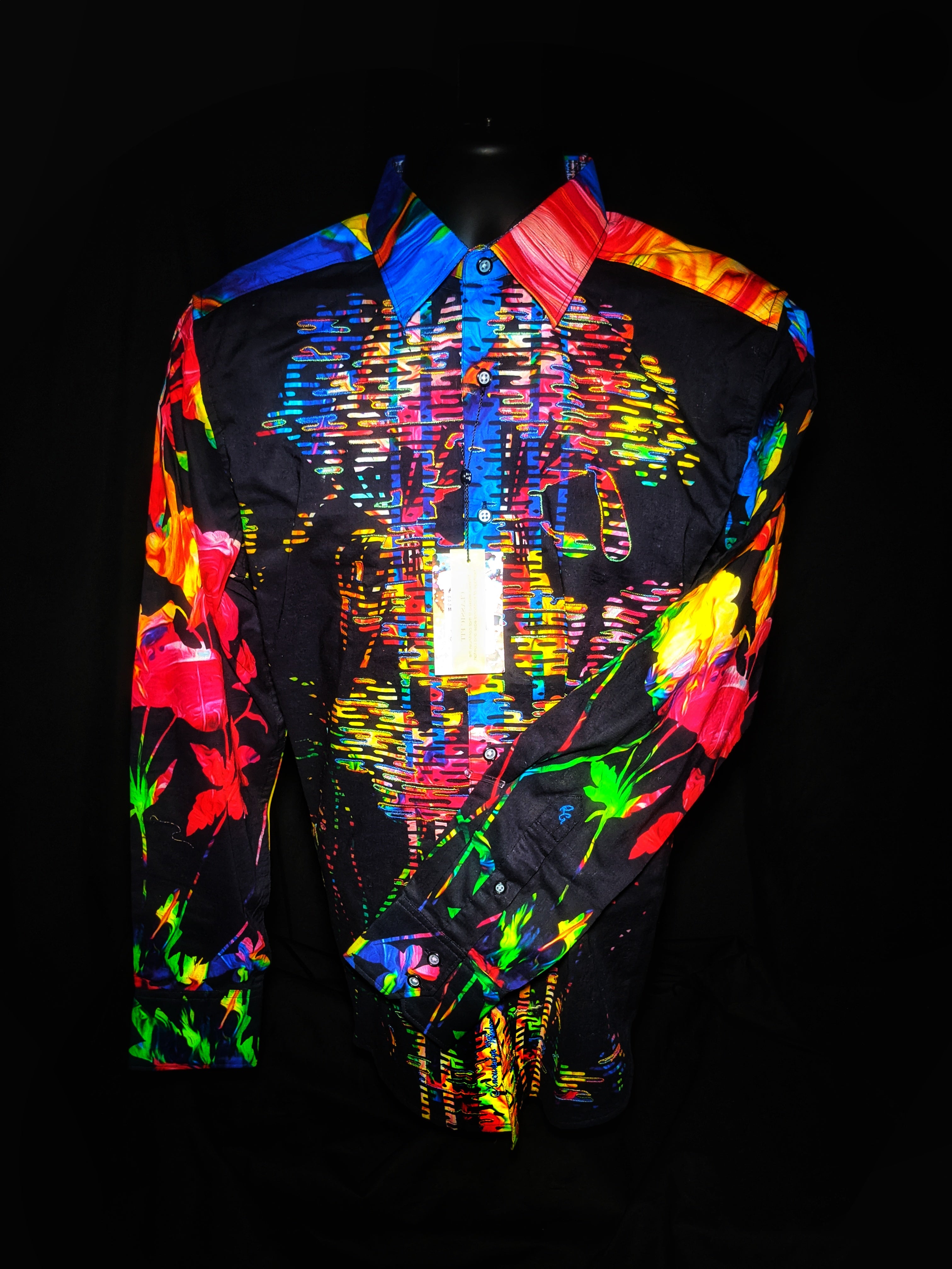 Robert Graham Victory Bouquet Classic Fit Long Sleeve Shirt New Medium Size