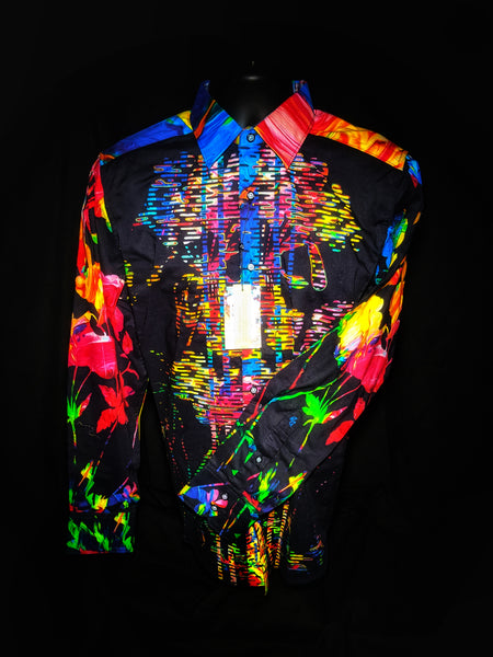 Robert Graham Victory Bouquet Classic Fit Long Sleeve Shirt New Medium Size