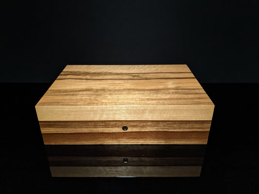 Elie Bleu Limba Wood Humidor 110 count