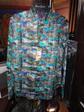 Robert Graham Hydroflauge Colorful Long Sleeve Shirt - Medium