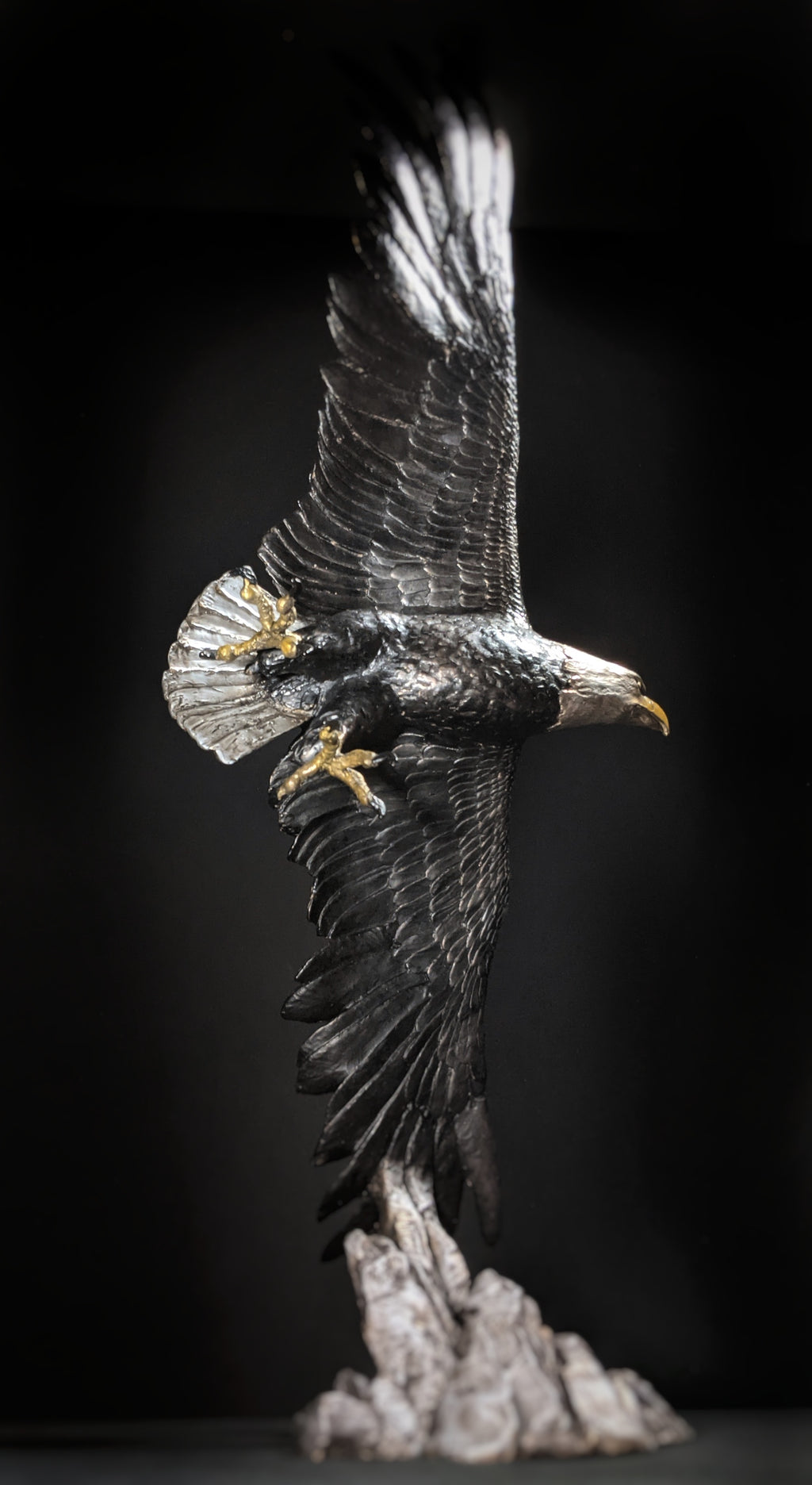 Mark Hopkins "Vigilance" Bronze Sculpture