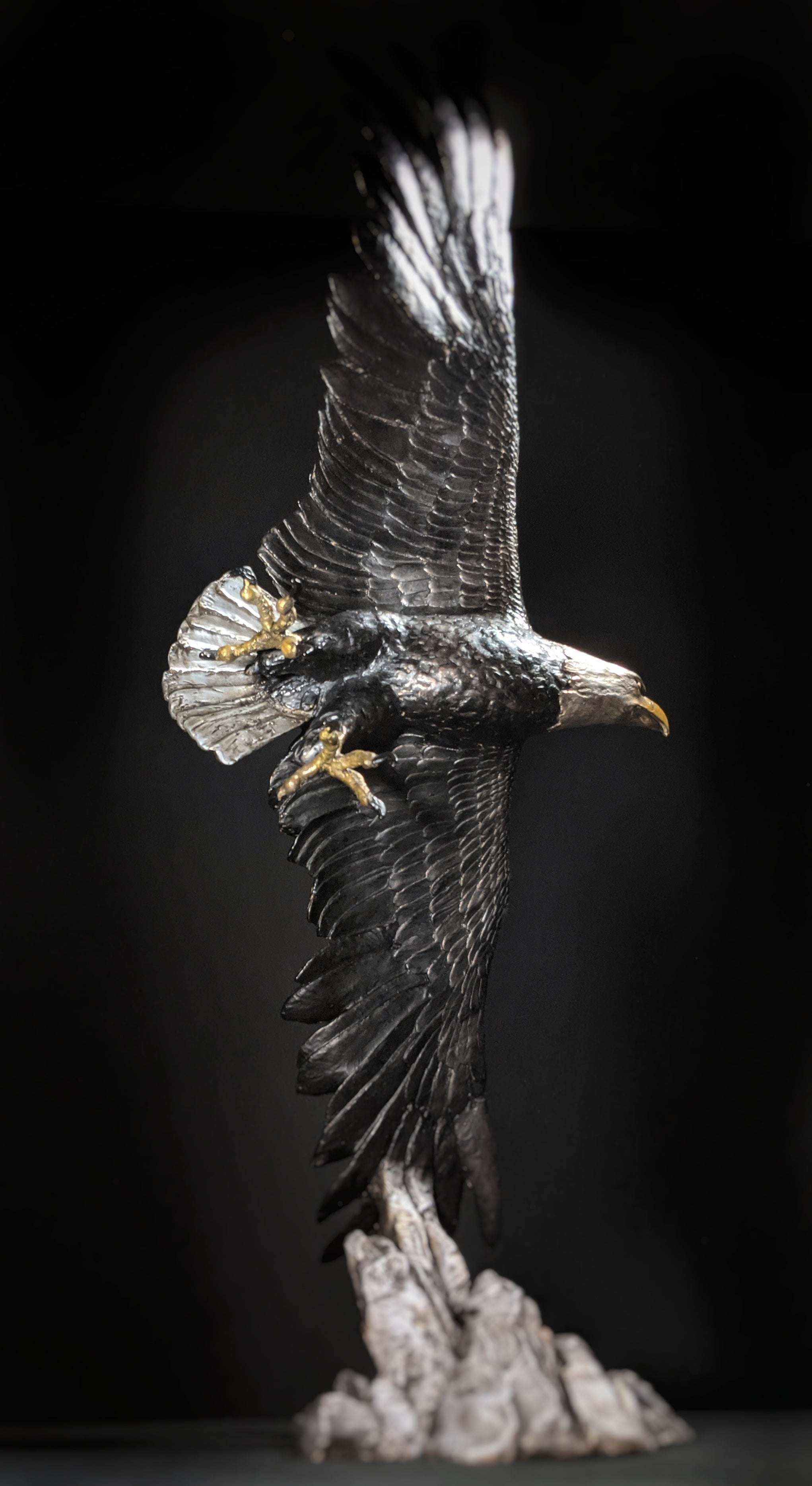 Mark Hopkins "Vigilance" Bronze Sculpture