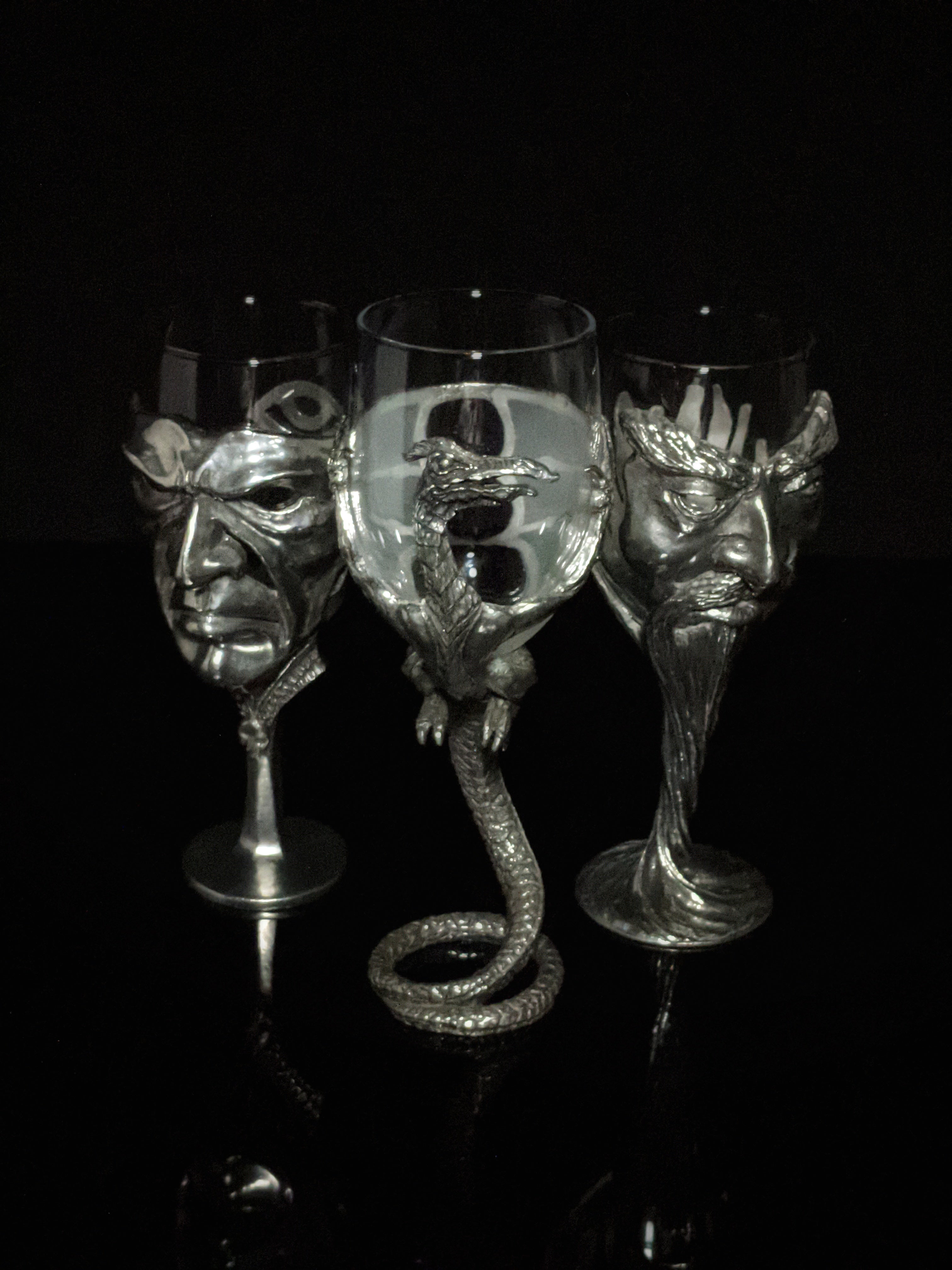 Royal Selangor Lord of Rings Pewter Glasses