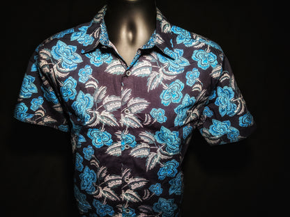 Robert Graham Short Sleeve Colorful Classic Fit Shirt Medium Adult